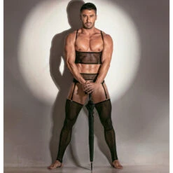 T-Shirt Mesh TOF PARIS TOF336N Noir -Men Attitude Boutique TShirt tof TOF336N noir a