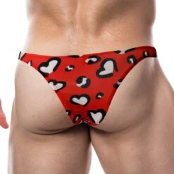 Tanga Cut4Men Hearts C4M11 -Men Attitude Boutique Tanga c4m C4M11 rouge 3