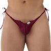 Tanga Candyman Lace Heart 99579 -Men Attitude Boutique Tanga candy 99579 bordeau m