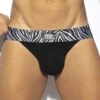 Tanga ES Collection Zebra C-Through UN539 -Men Attitude Boutique Tanga es UN539 noir m