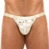 Tanga Modus Vivendi Floral Lace 04112 -Men Attitude Boutique Tanga modus 04112 blanc m