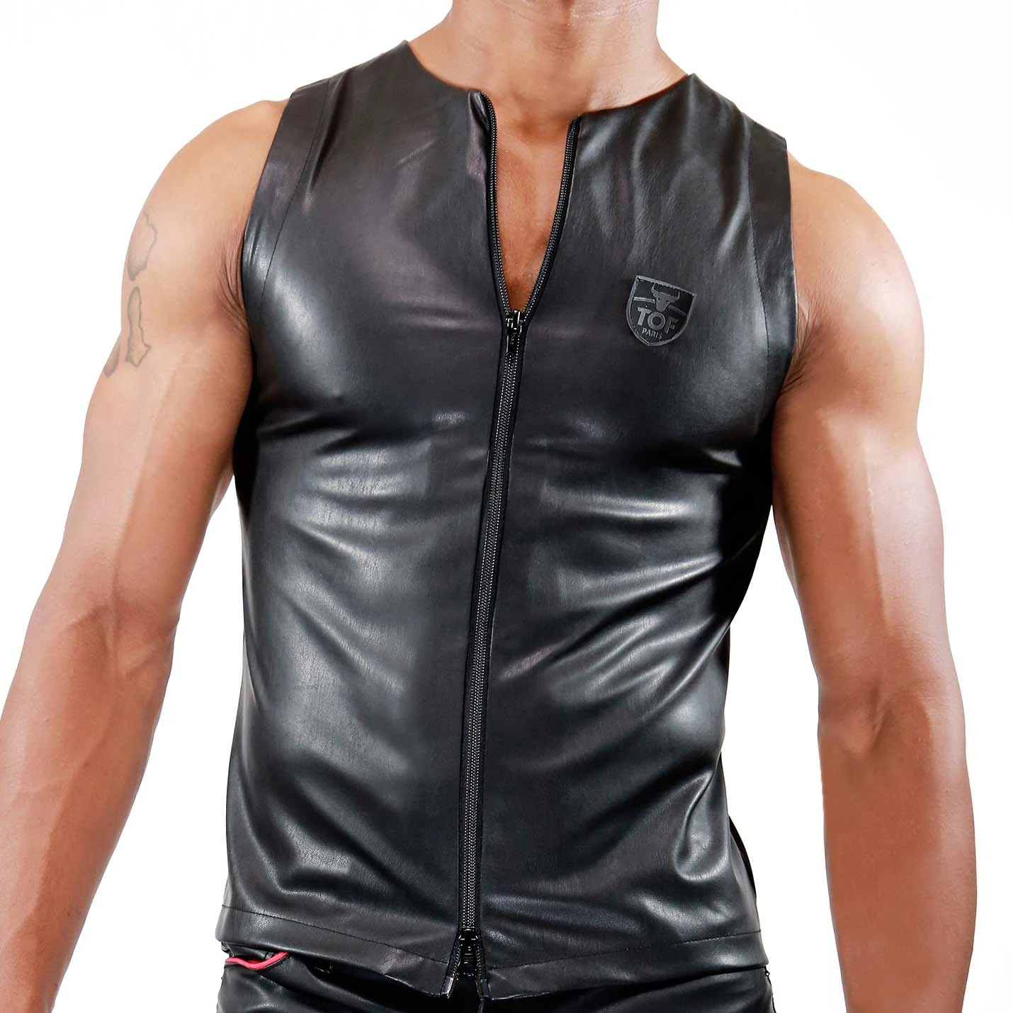 Veste Zipped Fetish TOF PARIS TS0036N 3 Veste Zipped Fetish TOF PARIS TS0036N