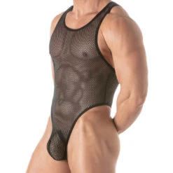 Body Circuit Résille TOF PARIS TOF452N Noir -Men Attitude Boutique body circuit tof452n black 1