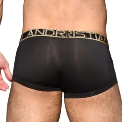 Boxer Andrew Christian Almost Naked Retro Mesh 92419 -Men Attitude Boutique boxer ac 92419 noir 3
