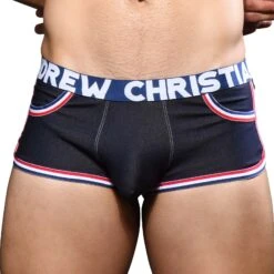 Boxer Andrew Christian Stretch Denim 92582