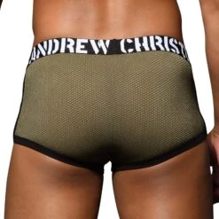 Boxer Andrew Christian Military Mesh 92596 -Men Attitude Boutique boxer ac 92596 kaki 3