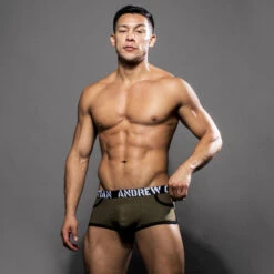 Boxer Andrew Christian Military Mesh 92596 -Men Attitude Boutique boxer ac 92596 kaki a