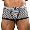 Boxer Andrew Christian Fly Stripe Almost Naked 92739 -Men Attitude Boutique boxer ac 92739 noir m