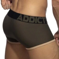 Boxer Addicted Naked FeelingAD1359 Kaki -Men Attitude Boutique boxer ad ad1359 kaki 3