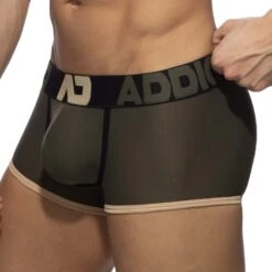 Boxer Addicted Naked FeelingAD1359 Kaki -Men Attitude Boutique boxer ad ad1359 kaki 4