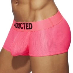 Boxer Cockring Addicted Neon Mesh AD952 -Men Attitude Boutique boxer addicted ad952 rose 4