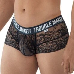 Boxer Candyman Trouble Maker Lace 99616 8 Boxer Candyman Trouble Maker Lace 99616 -Men Attitude Boutique boxer candy 99616 noir 4