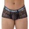 Boxer Candyman Trouble Maker Lace 99616 1 Boxer Candyman Trouble Maker Lace 99616 -Men Attitude Boutique boxer candy 99616 noir m