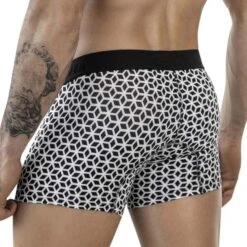 Boxer Clever Cuadricula 1854 Blanc -Men Attitude Boutique boxer clever 1854 blanc 3