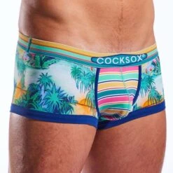 Boxer CockSox Florida Keys CX68N -Men Attitude Boutique boxer cocksox cx68n jaune 4