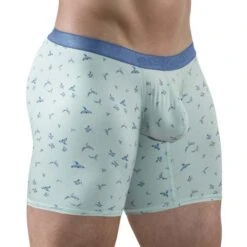 Boxer Long ErgoWear SLK SE EW1779 Bleu Ciel -Men Attitude Boutique boxer ergo ew1779 bleu 4
