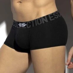 Boxer ES Collection Recycled Rib UN576 Noir 9 Boxer ES Collection Recycled Rib UN576 Noir -Men Attitude Boutique boxer es un5769 noir 4