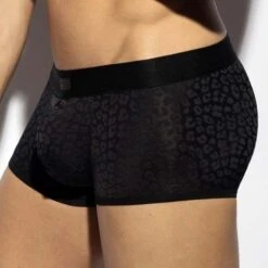 Boxer ES Collection Leopard UN624 Noir -Men Attitude Boutique boxer esco un624 noir 4