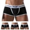 Pack De 3 Boxers French TOF PARIS TOF168N 2 Pack De 3 Boxers French TOF PARIS TOF168N -Men Attitude Boutique boxer tof tof168n noir m
