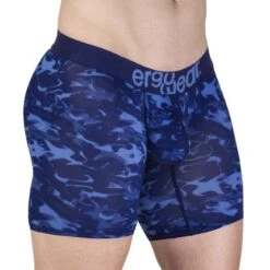 Boxer Long ErgoWear MAX SE EW1721 Bleu -Men Attitude Boutique boxerlong ergo ew1721 bleu 4
