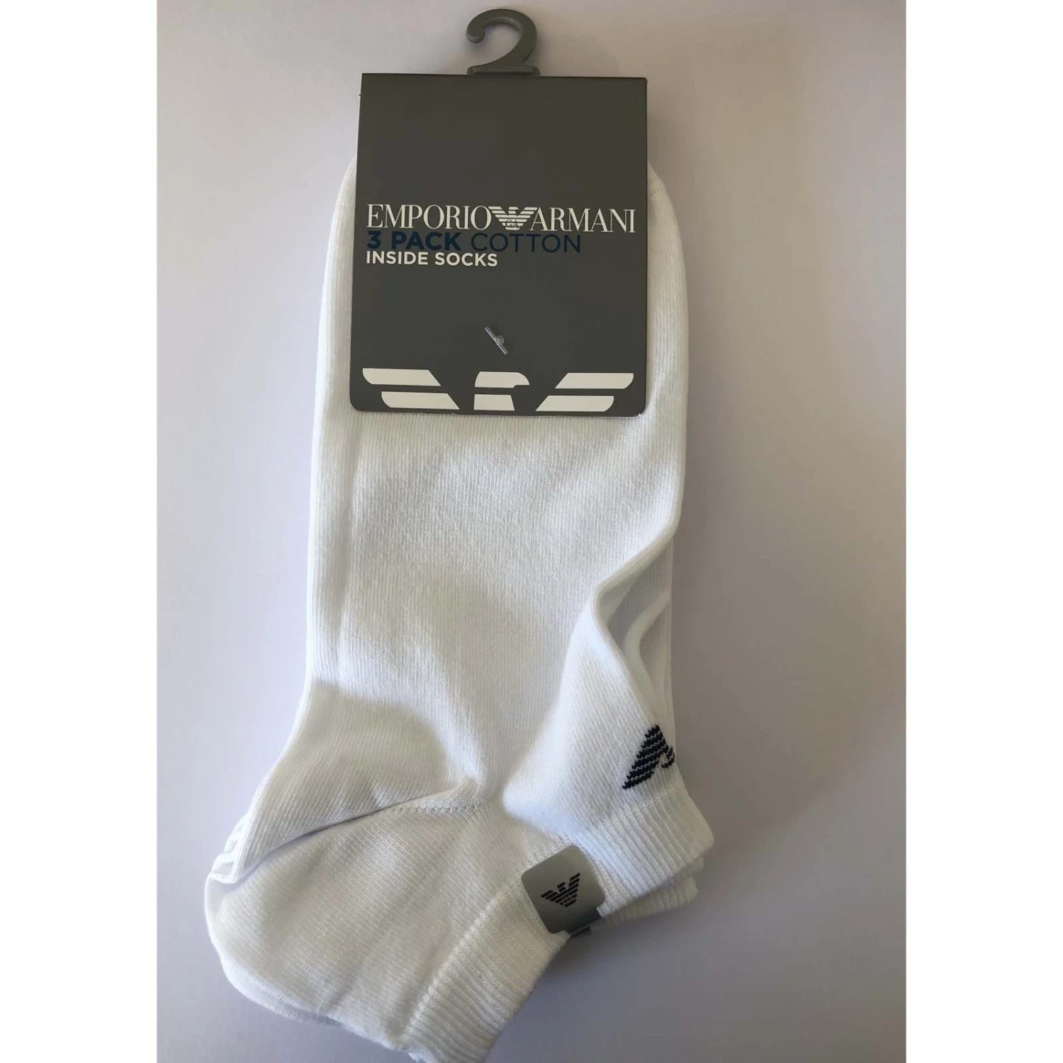 Pack De 3 Paires De Chaussettes Emporio Armani 300008 C134 Blanc 3 Pack De 3 Paires De Chaussettes Emporio Armani 300008 C134 Blanc