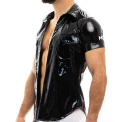 Chemise Modus Vivendi Viral Vinyl 08041 -Men Attitude Boutique chemise modus 08041 noir 4