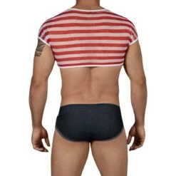 Costume American Crop-Top Candyman 99443 8 Costume American Crop-Top Candyman 99443 -Men Attitude Boutique costume candy 99443 noir 3