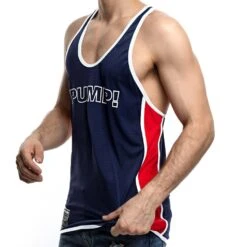 Débardeur Pump! Academy Deep 14016 Bleu -Men Attitude Boutique dbardeur pump 14016 bleu 4 1