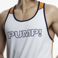 Débardeur Pump! Varsity 14017 Blanc 8 Débardeur Pump! Varsity 14017 Blanc -Men Attitude Boutique dbardeur pump 14017 blanc 4 1