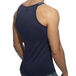 Débardeur Sitges Slim Fit Addicted AD1260 Bleu -Men Attitude Boutique debardeur ad1260 addicted navy 1