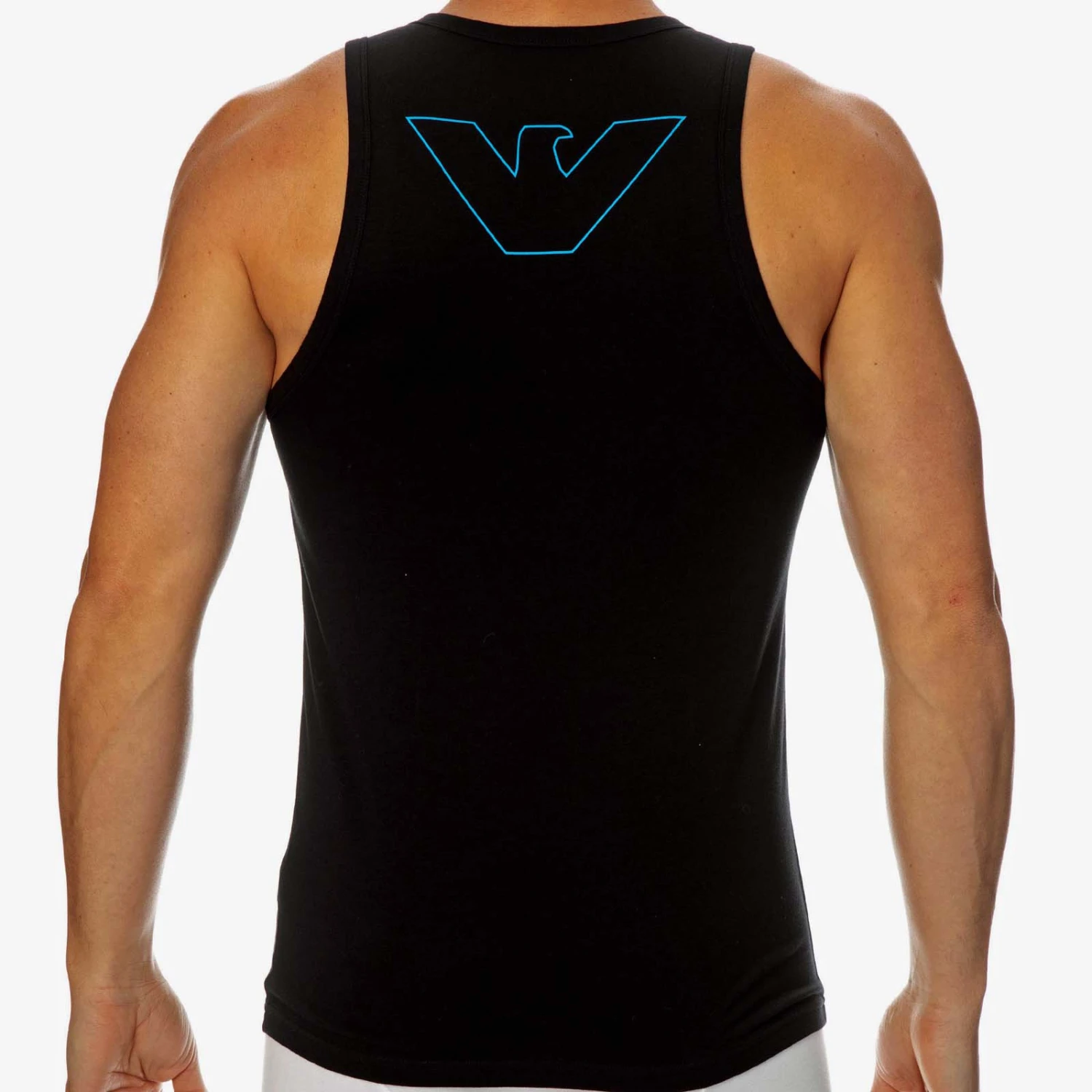 Débardeur Emporio Armani 1108280P725 Noir 4 Débardeur Emporio Armani 1108280P725 Noir – Image 2