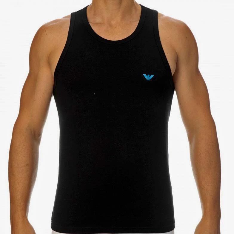 Débardeur Emporio Armani 1108280P725 Noir 3 Débardeur Emporio Armani 1108280P725 Noir