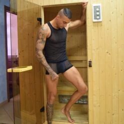 Débardeur Eros Veneziani 7376 Noir 6 Débardeur Eros Veneziani 7376 Noir -Men Attitude Boutique debardeur eros 7376 noir a 1