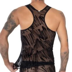 Men Attitude Boutique -Men Attitude Boutique debardeur eros 7406 noir 3