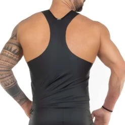 Débardeur Eros Veneziani 7508 Noir -Men Attitude Boutique debardeur eros 7508 noir 3