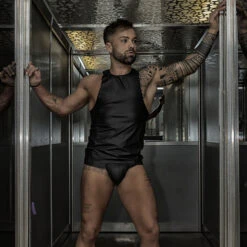 Débardeur Eros Veneziani 7508 Noir -Men Attitude Boutique debardeur eros 7508 noir a