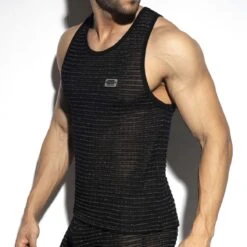 Debardeur ES Collection Bohemian TS315 Noir -Men Attitude Boutique debardeur es ts315 noir 4