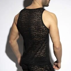 Debardeur ES Collection Spider TS329 Noir 6 Debardeur ES Collection Spider TS329 Noir -Men Attitude Boutique debardeur es ts329 noir 3