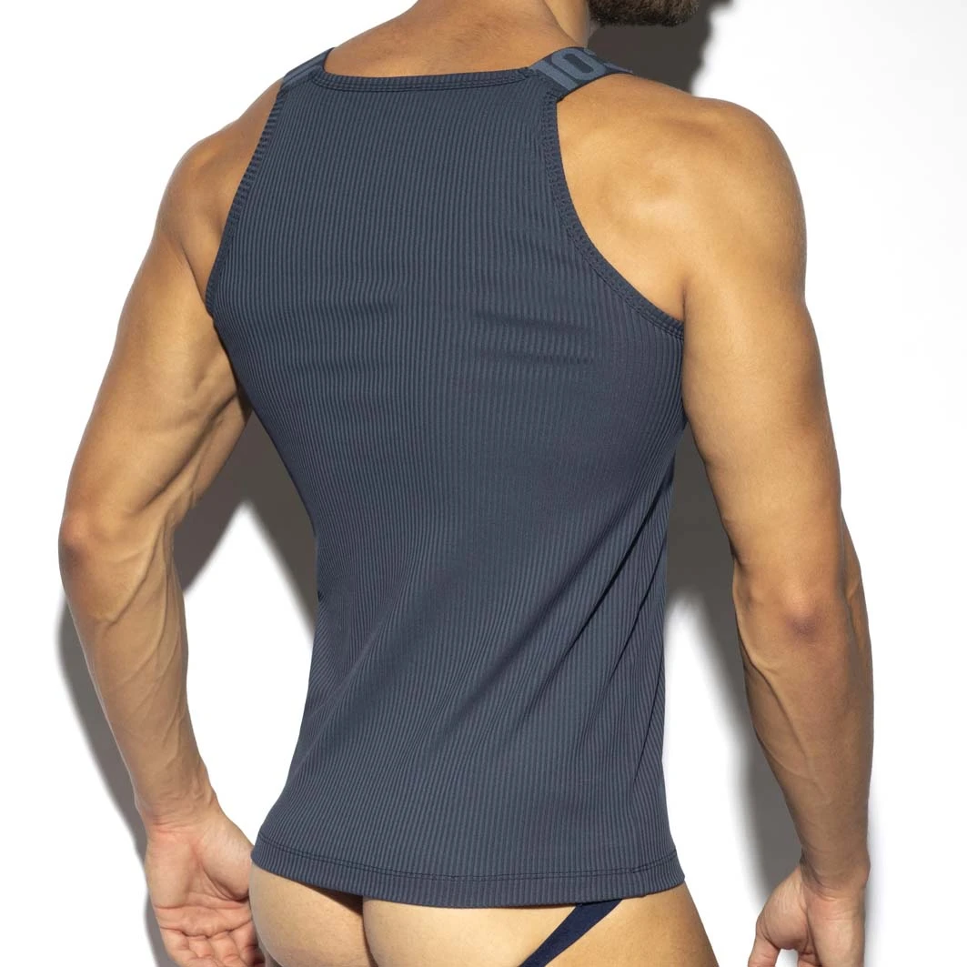 Debardeur ES Collection Recycled Rib TS294 Bleu 4 Debardeur ES Collection Recycled Rib TS294 Bleu – Image 2