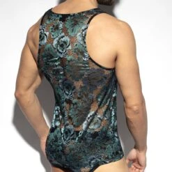 Debardeur ES Collection Botanic Garden TS349 Noir -Men Attitude Boutique debardeur esco ts349 noir 3