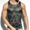 Debardeur ES Collection Botanic Garden TS349 Noir -Men Attitude Boutique debardeur esco ts349 noir m