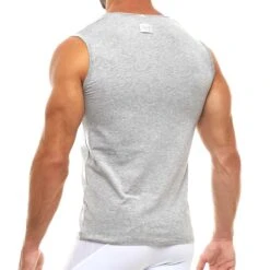 Débardeur Modus Vivendi Zipper 02932 6 Débardeur Modus Vivendi Zipper 02932 -Men Attitude Boutique debardeur modus 02932 gris 3