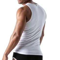 Débardeur French TOF PARIS TOF166B -Men Attitude Boutique debardeur tof TOF166B blanc 3