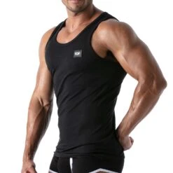 Débardeur French TOF PARIS TOF166N 6 Débardeur French TOF PARIS TOF166N -Men Attitude Boutique debardeur tof tof166n noir 4