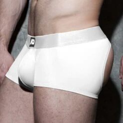 Boxer Empty Bottom AD Fetish ADF93 Blanc -Men Attitude Boutique empty adf adf93 blanc 4
