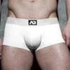 Boxer Empty Bottom AD Fetish ADF93 Blanc -Men Attitude Boutique empty adf adf93 blanc m
