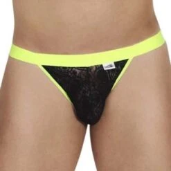 Slip Empty Bottom Candyman Lace Peekaboo 99554 Noir