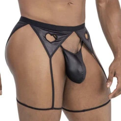 Porte Jarretelles Candyman99785 Noir -Men Attitude Boutique garteroutfit candyman 99785 black 2