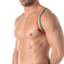 Harnais Rainbow TOF PARIS TOF386RW Multicolore -Men Attitude Boutique harnais TOF386RW cmod 4