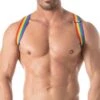 Harnais Rainbow TOF PARIS TOF386RW Multicolore -Men Attitude Boutique harnais TOF386RW cmod m